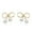 B-Gold, variant on Sterling Silver Bow Studs Earrings for Women Teens Bow Ribbon Earrings Small Bow Earrings Bowknot Earrings Bowtie Earrings