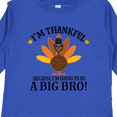 thumbnail image 4 of Inktastic Big Bro Announcement Thanksgiving Brother Boys Long Sleeve Toddler T-Shirt, 4 of 5