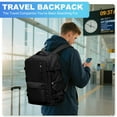 thumbnail image 6 of Livhil Travel Backpack for Women & Men, Travel Backpack Carry on Flight Approved Fits 16" Laptop, Black, 6 of 8