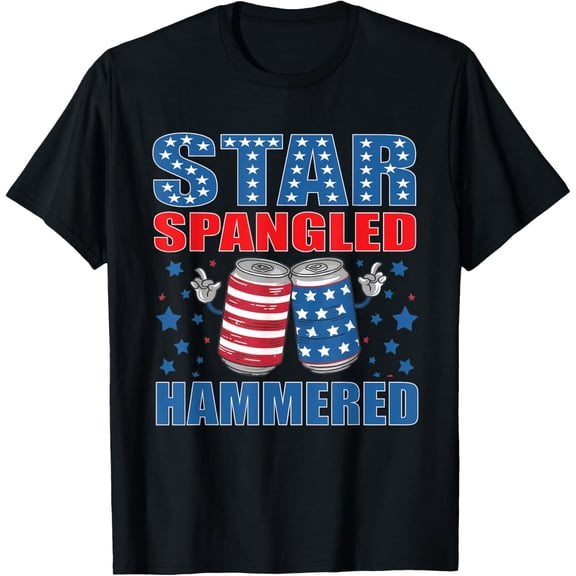 Funny Star Spangled Hammered T-Shirt