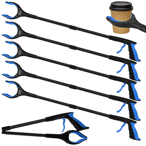 Trash Grabber Tottist comercial de 32 pulgadas para personas mayores, 6 unidades