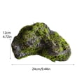 thumbnail image 3 of zhonghuaying Non-Hollow Artificial Rock, Moss Rock, Decorative Rocks, PU Foam Stone for Outdoor Landscaping Yard, Indoor Window Display(9.44x4.72 in), 3 of 7