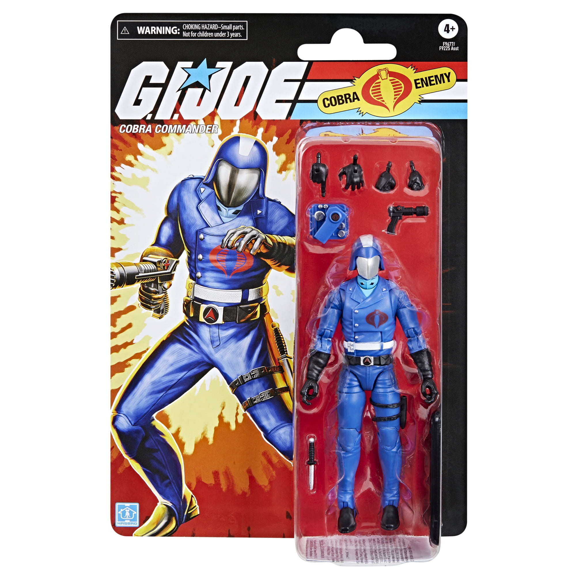 G.I. Joe, Action Figure, Cobra Commander, 6‚Äù Retro Cardback