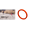Orange, variant on Hound Hoop - Red