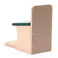 thumbnail image 5 of Birds Choice SNSQ Recycled Squirrel Munch Box, Squirrel Feeders, 7-3/16"L X 12-3/8"W X 11-5/8"H, Taupe w/ Green Roof, 5 of 9