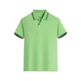thumbnail image 2 of UACY Boys Polo Shirts Kids School Uniform Short Sleeve Tops Cozy Stretch Golf Shirt Lightweight Button Lapel Collar Tshirt ﻿, 2 of 8