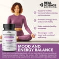 thumbnail image 6 of Real Science Perimenopause Supplements for Women for Hormone Balance & Energy Support Nitric Oxide Formula with Vinitrox, GABA & Essential Vitamins for Hot Flashes, Mood & Energy 60 Caps, 6 of 9