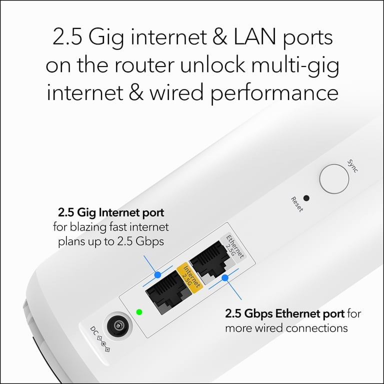 NETGEAR Orbi 260 Series Dual-band WiFi 7 Mesh Network System for