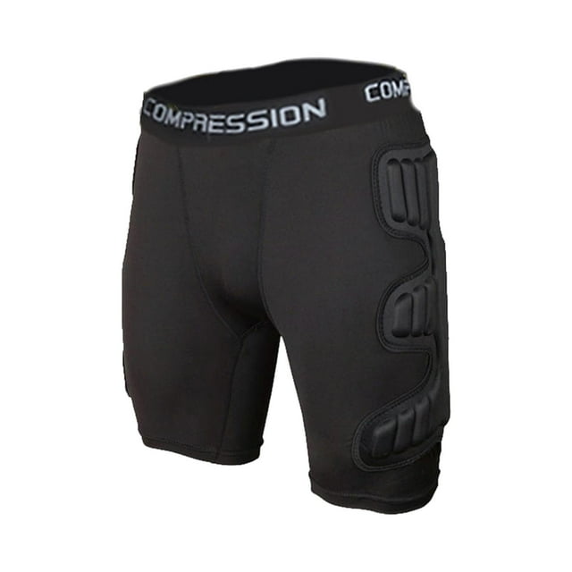 S SERENABLE Goalkeeper Protective Shorts Impact Protection for Outdoor Sports Skateboard L