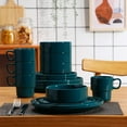 thumbnail image 6 of LOVECASA Dinnerware Sets, Porcelain Dinner Set for 4, 16-Piece Round Blackish Green,, 6 of 9