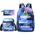 thumbnail image 1 of 3 unids/set mochila indescriptible bolso de estudiante mochila, 1 of 1