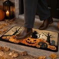 thumbnail image 5 of Halloween Doormat Gothic Door Mat for Front Door, Doormat Outside Entrance, Halloween Pumpkin Ghost Decor for Porch and Entryway, Indoor Outdoor Use,23.62x15.75in, 5 of 7