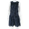 Pre-owned|Michael Michael Kors W9omens Floral Print A Line Dress Navy Blue Size 2