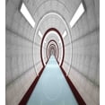 thumbnail image 3 of Futuristic Duvet Cover Set, Futuristic Corridor with Simple Future Science Fiction Architecture Illustration Print, Decorative 3 Piece Bedding Set with 2 Pillow Shams, Calking Size, Grey, by Ambesonne, 3 of 3