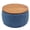 Navy Blue, variant on BOFANG Pleated Circle Fabric Storage Ottoman, Multi-Function Coffee Table and Seat(Natural)