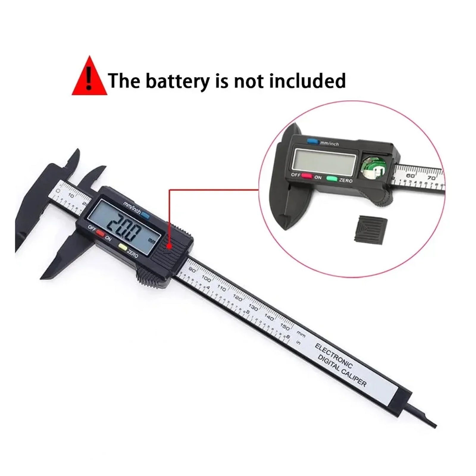 Vernier Digital Caliper Tool Calibrator Inspection Tools Job Measuring Gauging Measurement Analysis Instruments ,Easy to Operate