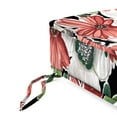 thumbnail image 6 of Jordan Manufacturing 22.5" x 22.5" Tamani Black Floral Square Outdoor Deep Seat Cushion with Ties and Welt, 6 of 10