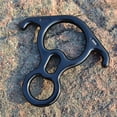 thumbnail image 2 of Climbing Buckle Loadable Figure 8 Carabiner Sturdy Carabiner Clip Widely Use Ring Carabiner Portable for Rappelling Outdoor Climbing, 2 of 9