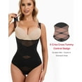 thumbnail image 3 of MANIFIQUE Thong Bodysuit for Women Tummy Control Shapewear Open Bust Body Shaper, 3 of 5
