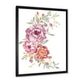 thumbnail image 2 of Designart 'Bouquet of Purple and Pink Flowers III' Farmhouse Framed Art Print, 2 of 4