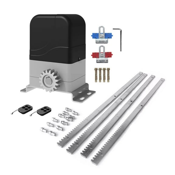 Electric Sliding Door Opener Kit AC Motor Automatic Door Operator Kit With 4m Steel Frame Infrared Sensor Kit