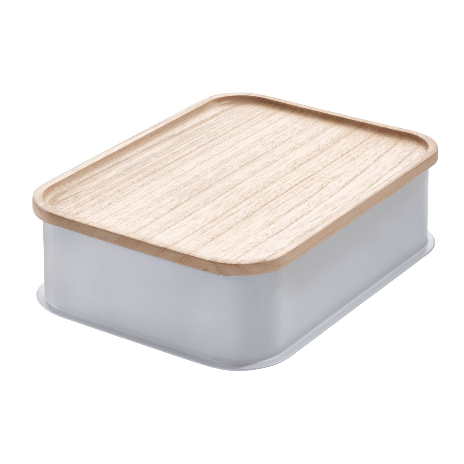 Kitchen Metal/Kraft Paper Tea Storage Box With Bamboo Lid Bins Candy Boxes 