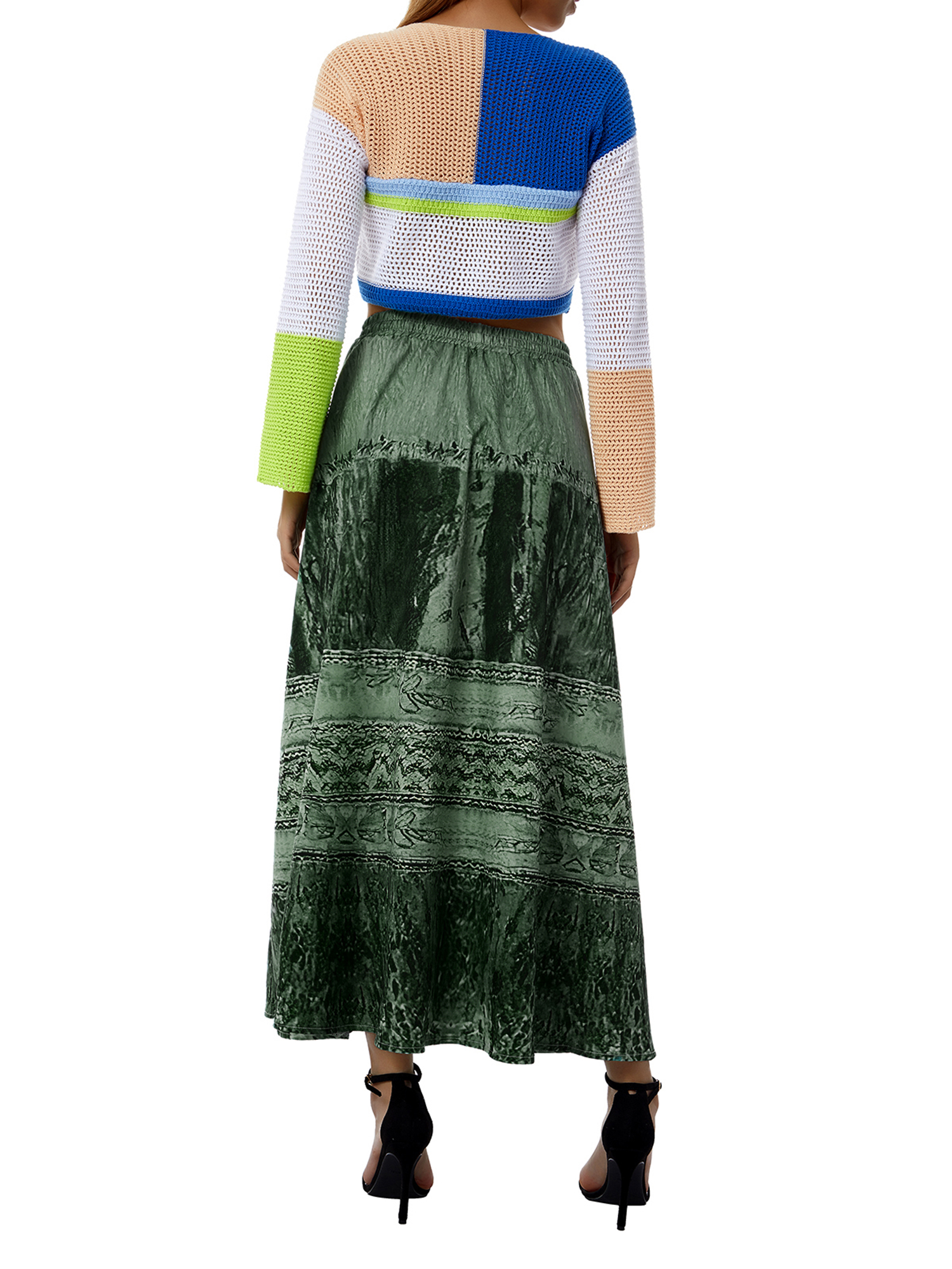 【Rest&Recreation】韓国人気★ CORDUROY MAXI SKIRT (S,M) Rest&Recreation】韓国人気☆ CORDUROY MAXI SKIRT (S，M)