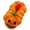 A-Orange, variant on Halloween Slippers for Women Retro Soft Cozy Comfy Plush Lightweight -on Indoor Outdoor Anti-Skid Sole Shoes