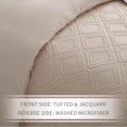 thumbnail image 4 of Maple&Stone Queen Duvet Cover Set Pieces Textu Tufted Boho Bedding Sets Zipper Closure Design with Ties Duvet Cover + Pillow Shams Comforter NOT Included ( Queen Siz, 4 of 6