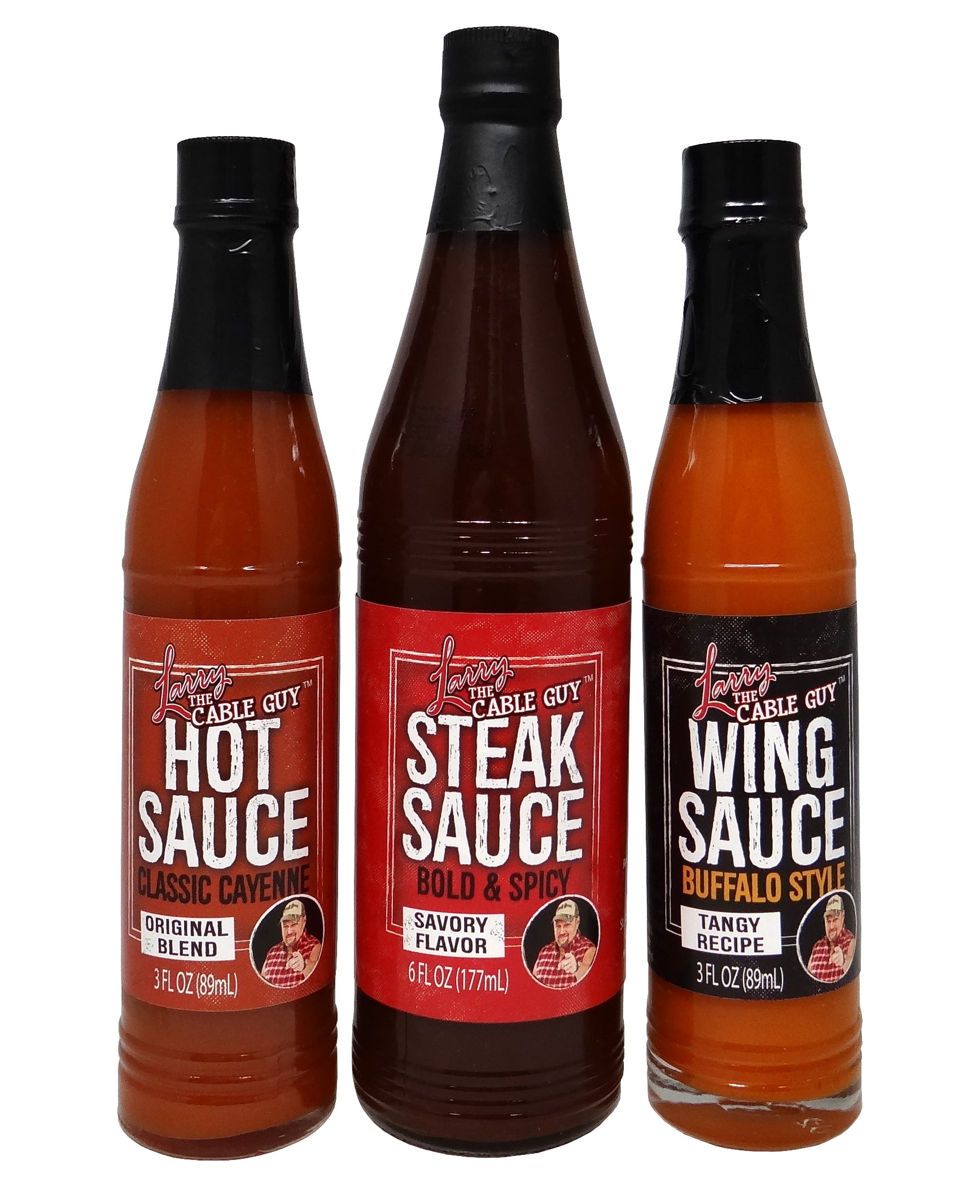 Larry The Cable Guy Grilling Gift Set, Assorted Individual Sauce Flavors, 5 Pieces, 1 Ct.