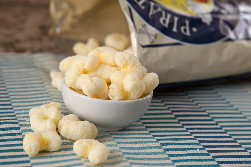 Pirate's Booty Gluten Free Aged White Cheddar Cheese Puffed Kid Snacks Multipack, 0.5 oz (24 count)