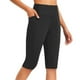 thumbnail image 2 of Karight Women Knee Length Leggings Yoga Capris High Waisted Tummy Control Yoga Pants Athletic Biker Shorts with Pockets, 2 of 6