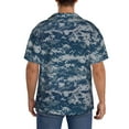 thumbnail image 7 of PAYOHTO Mens Hawaiian Casual Short-sleeved Shirt Tropical Summer Beach Button Down Shirts, 7 of 7