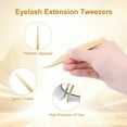 thumbnail image 3 of NAGARAKU AG Series High-Density Fiber Tip Anti-Slip Professional Tweezers for Eyelash Extensions AG-05, 3 of 7