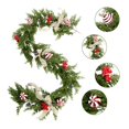 thumbnail image 1 of 78 Inch Cedar Garland Extra Full Realistic Greenery Staircase Home, 1 of 6