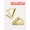 18K Gold Over Sterling Silver, variant on ACHIEVE Triangle Huggies | Sterling Silver