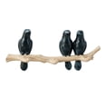 thumbnail image 1 of Bewildely Ganchos de pájaro de resina, función práctica en ahorro de espacio, ganchos para colgar en la pared Vintage, ganchos creativos para Decoración del hogar Azul oscuro, 1 of 6