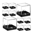 thumbnail image 1 of BESTYASH 10PCS Rock Collection Display Display Case Transparent Plastic Indoor Display Collectors, 1 of 8