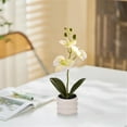 thumbnail image 6 of Kraoden Faux Phalaenopsis Orchid, Realistic Artificial Flower Arrangement, Potted Decor for Wedding Photography and Home Decoration, Maintenance-Free, 6 of 9