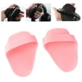 thumbnail image 2 of Lifting Pad for Men Women handheld grip Rubber Training for Weightlifting Bodybuilding Training Dumbbell , Pink, 16x10cm, 2 of 5