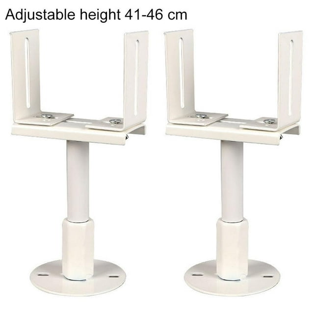 2 Pcs Supports de Radiateur en Aluminium Réglables - Design Élégant & Installation Facile Réglable 41-46 cm