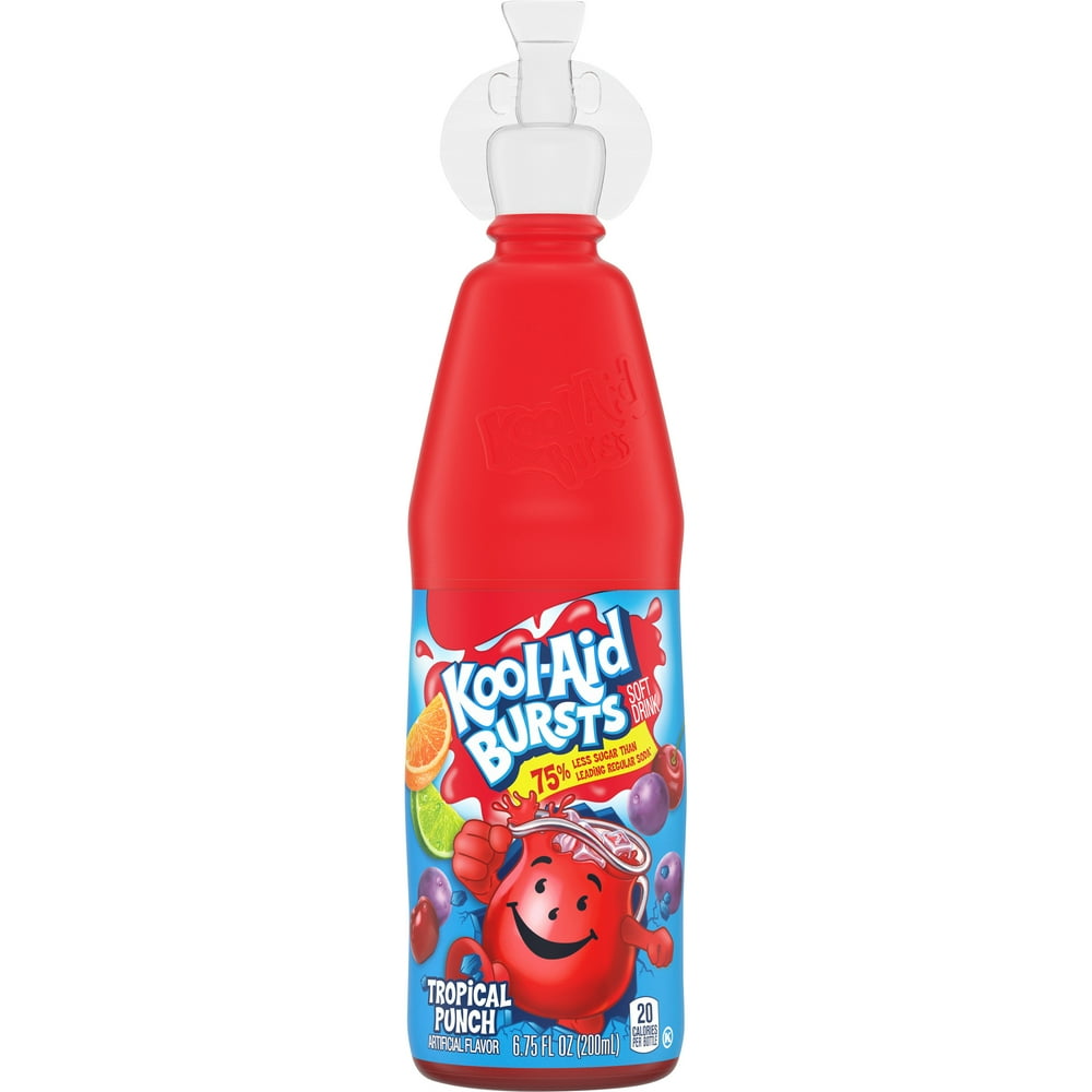KoolAid Bursts Tropical Punch ReadyToDrink Soft Drink, Caffeine Free