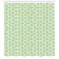 thumbnail image 3 of Ambesonne Abstract Shower Curtain, Inner Dots Ethnic Motifs, 69"Wx70"L, Pale Green and White, 3 of 3