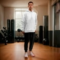 thumbnail image 4 of Elegant Comfort Men's Gym Wear-Casual Wear Hoodie-Jogger Set with BLack Jogger and XX-Large Hoodie, Black, 4 of 10