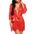 thumbnail image 3 of Vestido Sexy de encaje + tangas de hilo G para Mujer, ropa de dormir erótica transparente, pijamas, camisón de encaje para Mujer, disfraces pornos, ropa interior, 3 of 5