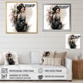 thumbnail image 4 of Designart "Asian Art Geishas beauty VI" Asian Floater Framed Canvas Wall Art, 4 of 7