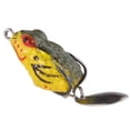 thumbnail image 2 of Señuelo de superficie, señuelo de pesca, lentejuelas metálicas, anzuelos dobles de cebo blando, 2,5 cm de largo Estilo C Cola Señuelos de pesca, 2 of 8