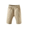 thumbnail image 5 of ZACPNCV Boy's Baggy Cargo Shorts Straight Leg Cool Shorts Flap Pocket Letter Patched Short Khaki 5-6 Years, 5 of 9