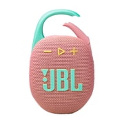 JBL Clip 5 Bluetooth Speaker and divvi! Protective Case Bundle - Pink