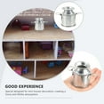 thumbnail image 2 of Miangastore Mini Bucket Minimalist Style Silver Metal 1Pcs 1.77X1.57X1.18in, 2 of 8